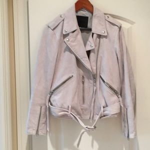 Suede Biker Jacket